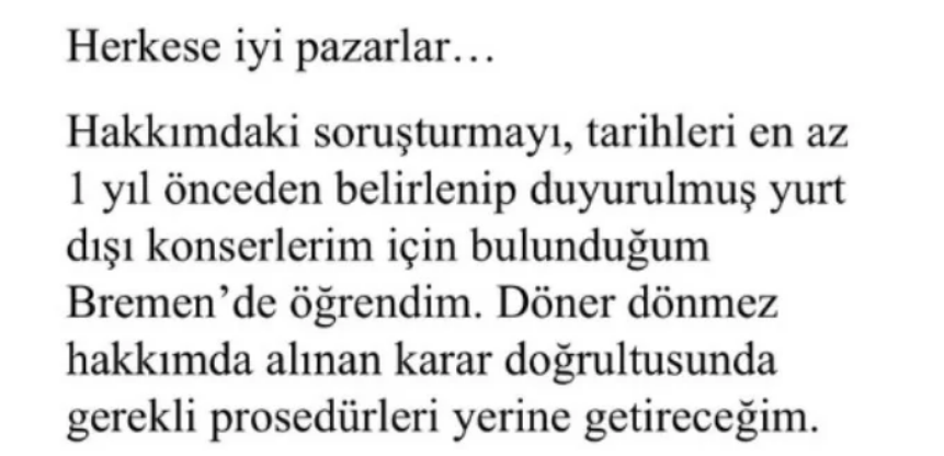 Cem Adrian’dan Hakkında Çıkarılan Gözaltı Kararıyla İlgili İlk Açıklama