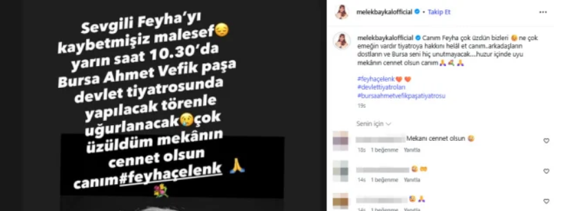 Devlet Tiyatrosu’nun Duayeni Feyha Çelenk Hayatını Kaybetti