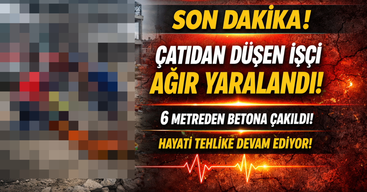 Pazaryeri OSB’de İş Kazası: Çatıdan Düşen 22 Yaşındaki İşçi Ağır Yaralandı