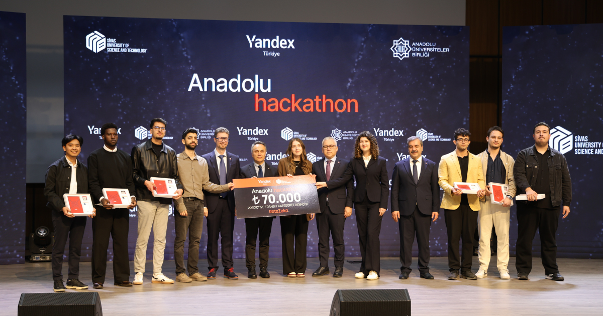 Yandex Türkiye Anadolu Hackathon Kazananları Belli Oldu: Sivas’ta Yapay Zekâ Rüzgarı