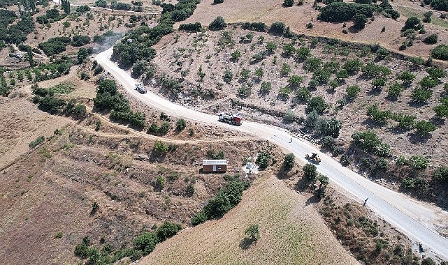 Manisa Büyükşehir'den Kula'da 12,5 Kilometrelik Yol Hamlesi