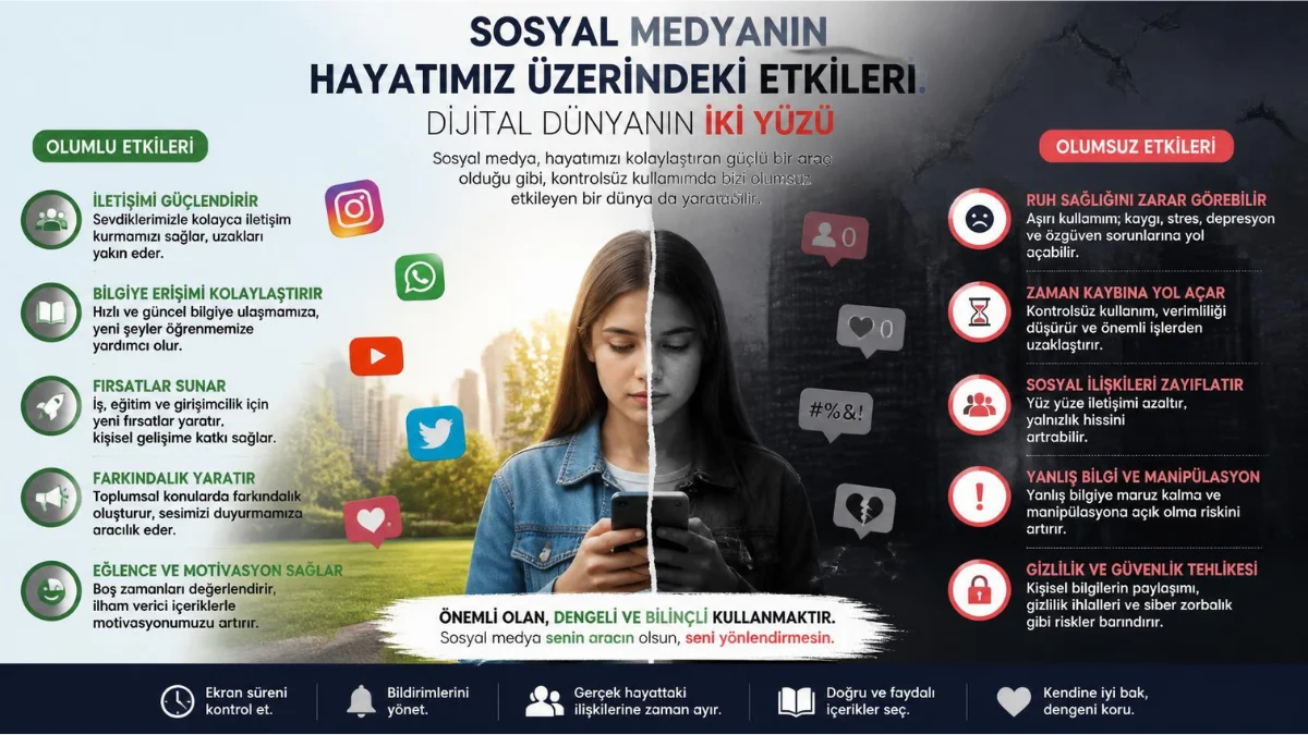 Sosyal Medyanın Hayatımız Üzerindeki Etkileri: Dijital Dünyanın İki Yüzü
