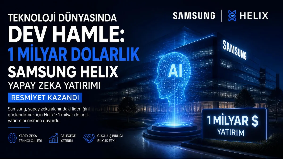 Teknoloji Dünyasında Dev Hamle: 1 Milyar Dolarlık Samsung Helix yapay zeka yatırımı Resmiyet Kazandı