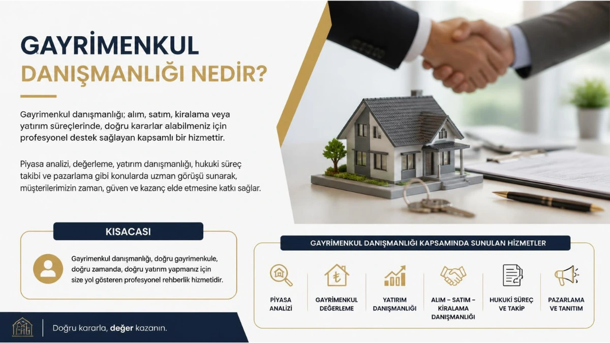 Gayrimenkul Danışmanlığı Nedir? Sektörde Profesyonel Rehberliğin Önemi